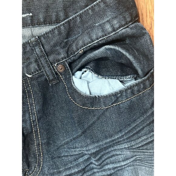 Flypaper Jeans Women's Size 30×32 Straight Leg Distressed Denim Blue - Picture 4 of 13